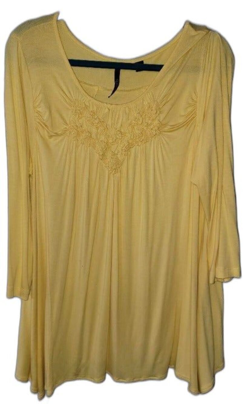 Women's Skye's The Limit Yellow Long Sleeve Top XL